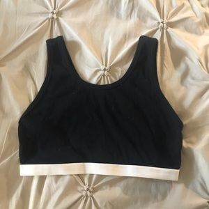 Topshop black brallette